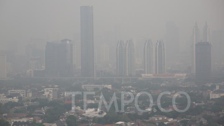 Kembali, Polusi Udara Jakarta Tertinggi Sedunia Pagi Ini